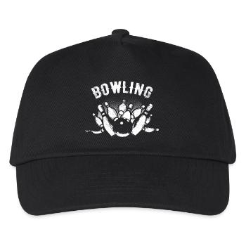 Bowling - Kinder Basecap - Schwarz - Vorne