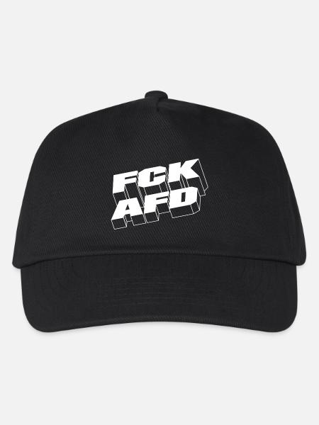 FCKAFD - Kinder Basecap - Schwarz
