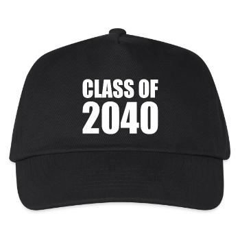 Class of 2040 - Kids’ Baseball Cap - black - Front