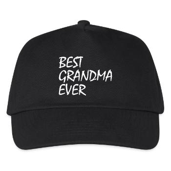 Best grandma ever - Kinder Basecap - Schwarz - Vorne