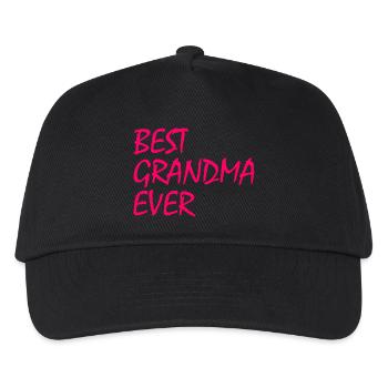 Best grandma ever - Kinder Basecap - Schwarz - Vorne