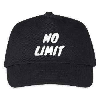 no limit - Casquette de baseball Enfant - noir - Devant