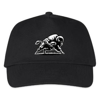 Buffalo plays American football - Kids’ Baseball Cap - black - Front