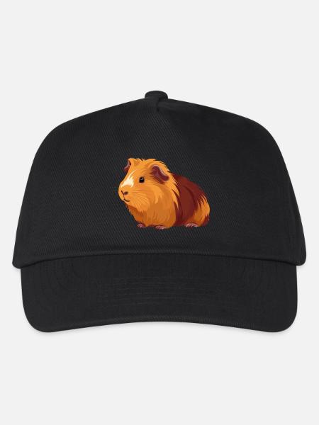 Meerschweinchen - Kinder Basecap - Schwarz
