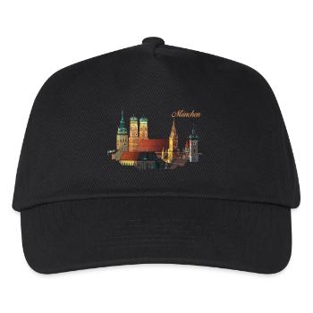 München - Kinder Basecap - Schwarz - Vorne