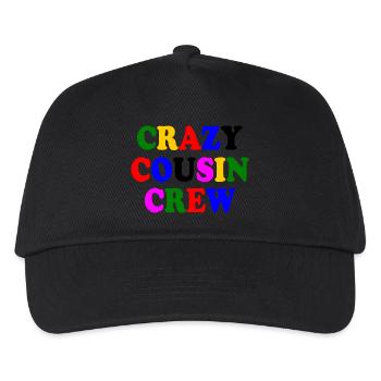 Crazy cousin crew - Casquette de baseball Enfant - noir - Devant