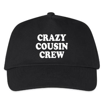 Crazy cousin crew - Casquette de baseball Enfant - noir - Devant