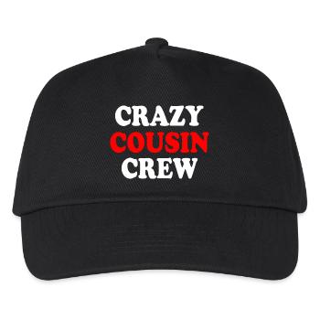 Crazy cousin crew - Casquette de baseball Enfant - noir - Devant