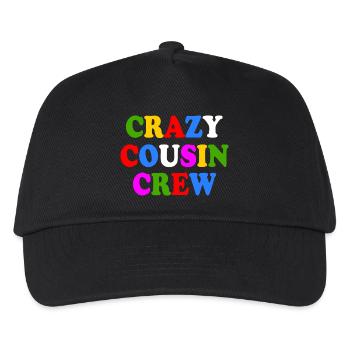 Crazy cousin crew - Casquette de baseball Enfant - noir - Devant