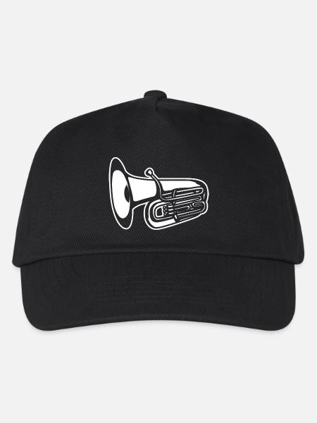 Tuba - Kinder Basecap - Schwarz