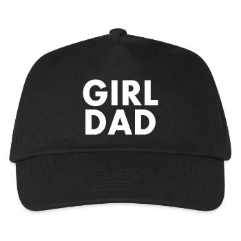 Girl dad - Kinder Basecap - Schwarz - Vorne