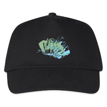 Skater - Kinder Basecap - Schwarz - Vorne