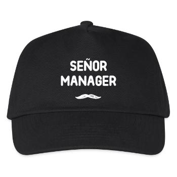 Señor Manager - Casquette de baseball Enfant - noir - Devant