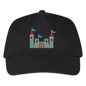Burg - Kinder Basecap - Schwarz - Vorne