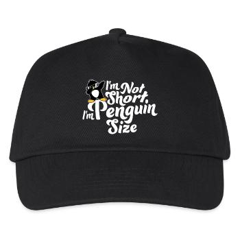 Je ne suis pas court, je suis pingouin taille dabbing dab dance - Casquette de baseball Enfant - noir - Devant