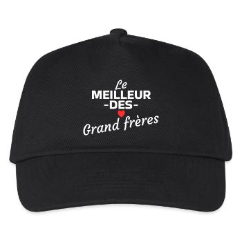 Le Meilleur des Frères Design Amour - Casquette de baseball Enfant - noir - Devant