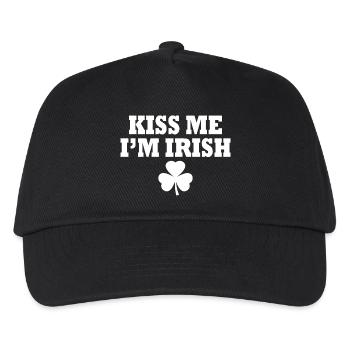 kiss me im irish - Kinder Basecap - Schwarz - Vorne