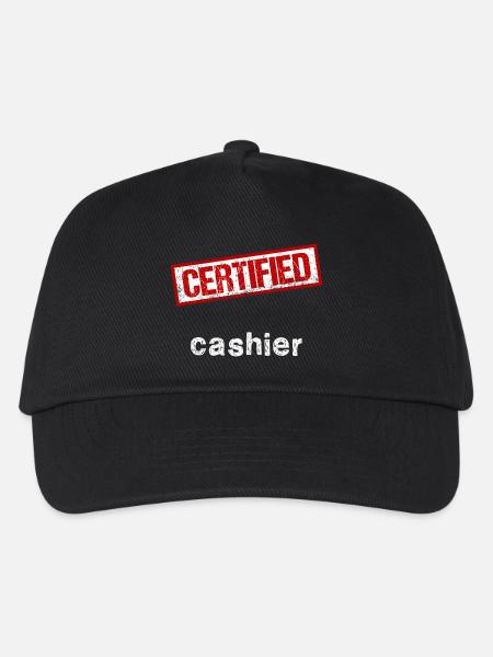 Cashier - Kids’ Baseball Cap - black