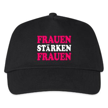 frauen stärken frauen - Kinder Basecap - Schwarz - Vorne