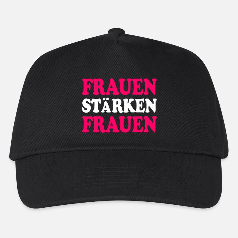 frauen stärken frauen - Kinder Basecap - Schwarz