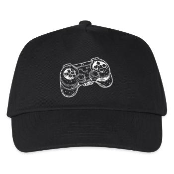 Video Game Controller Drawing - Kids’ Baseball Cap - black - Front