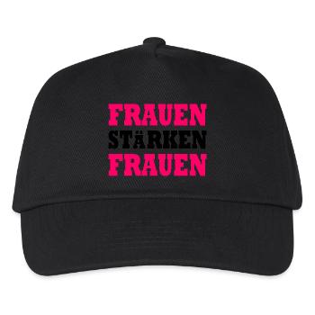 frauen stärken frauen - Kinder Basecap - Schwarz - Vorne