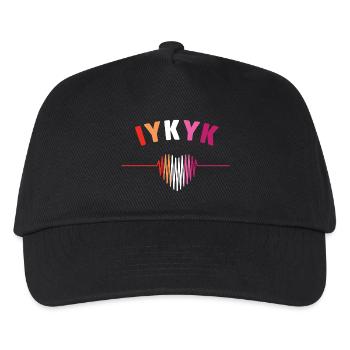 LGBT Pride Month - IYKYK Lesbian - Kids’ Baseball Cap - black - Front