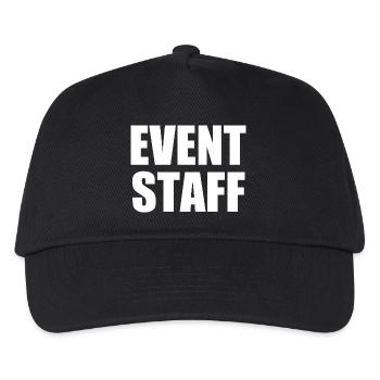 Event staff - Kinder Basecap - Schwarz - Vorne