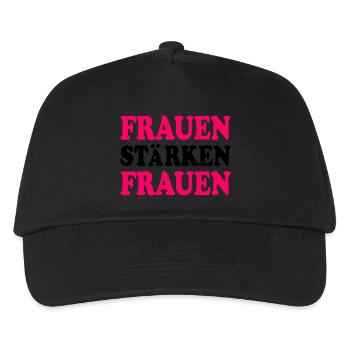 frauen stärken frauen - Kinder Basecap - Schwarz - Vorne
