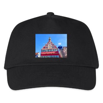 Altes Rathaus Esslingen am Neckar - Kinder Basecap - Schwarz - Vorne