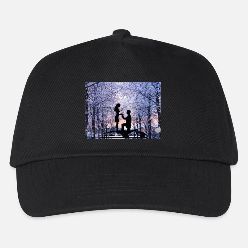 Love - Kinder Basecap - Schwarz