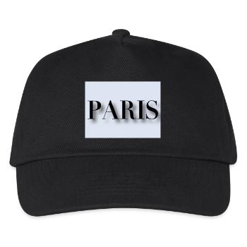 Paris - Kinder Basecap - Schwarz - Vorne