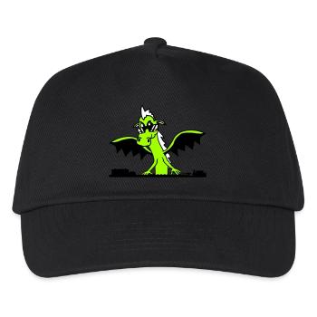 Wing Dragon DJ Mixer Party Monster Music - Kids’ Baseball Cap - black - Front