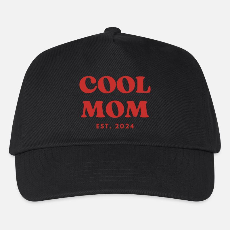 Cool Mom Est. 2024 - Kinder Basecap - Schwarz