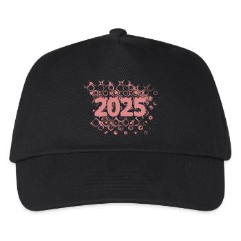 2025 - Kids’ Baseball Cap - black - Front