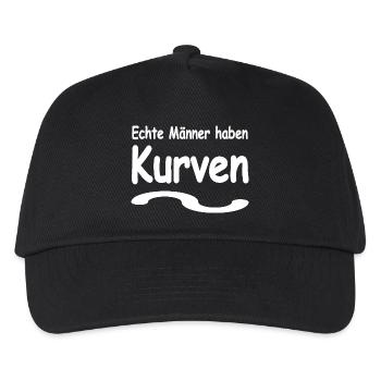 Männer - Kinder Basecap - Schwarz - Vorne