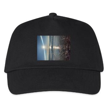 Sun over the ocean - Kinder Basecap - Schwarz - Vorne