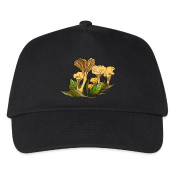 Pilze - Kinder Basecap - Schwarz - Vorne