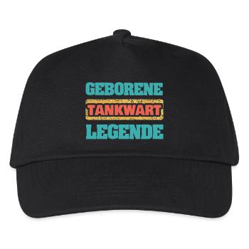 Occupation: Gas station attendant - Kids’ Baseball Cap - black - Front