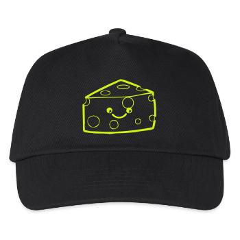 Cheese Smile - Kids’ Baseball Cap - black - Front