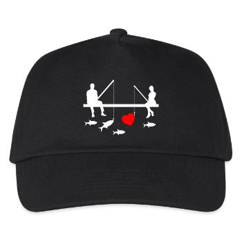 Angling - Kids’ Baseball Cap - black - Front