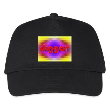 Digger - Kinder Basecap - Schwarz - Vorne