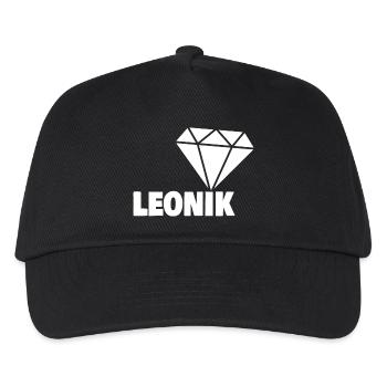 Gift for Leonik - Kids’ Baseball Cap - black - Front