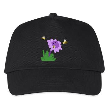 Bee fig - Kids’ Baseball Cap - black - Front