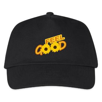 FEEL GOOD - Kinder Basecap - Schwarz - Vorne