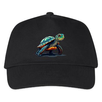 SCHILDKRÖTE - Kinder Basecap - Schwarz - Vorne