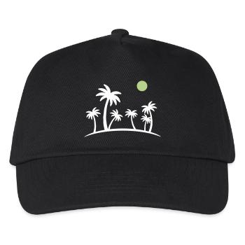 Palm trees - Kids’ Baseball Cap - black - Front