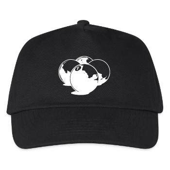Dessin de boules de billard - Casquette de baseball Enfant - noir - Devant