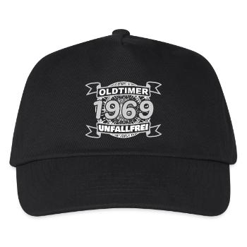 Accident-free 1969 - Kids’ Baseball Cap - black - Front