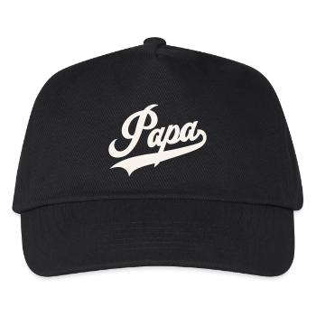 Classic Papa Script - Kids’ Baseball Cap - black - Front